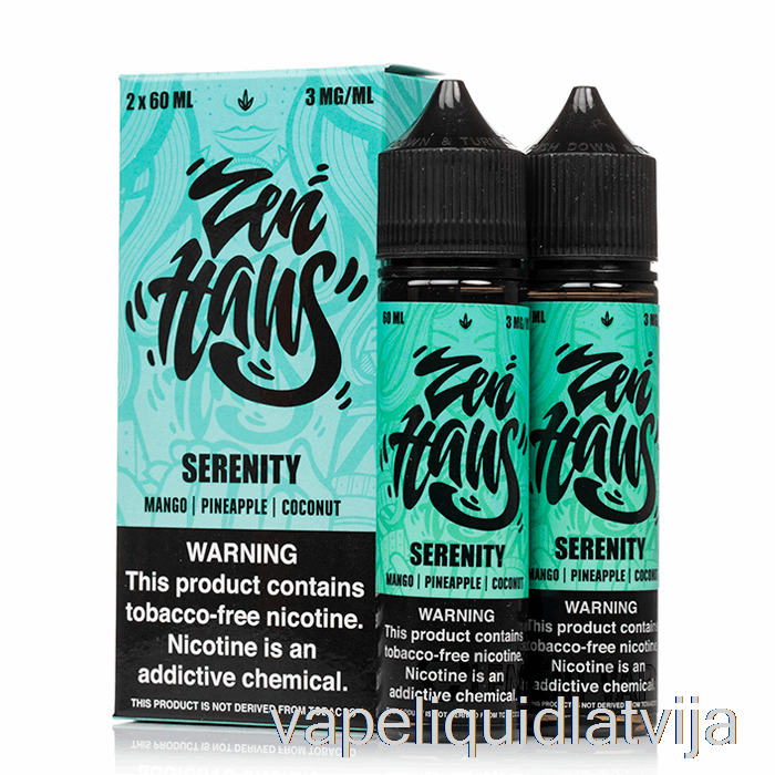 Serenity - Zen Haus - 120ml 3mg Vape šķidrums